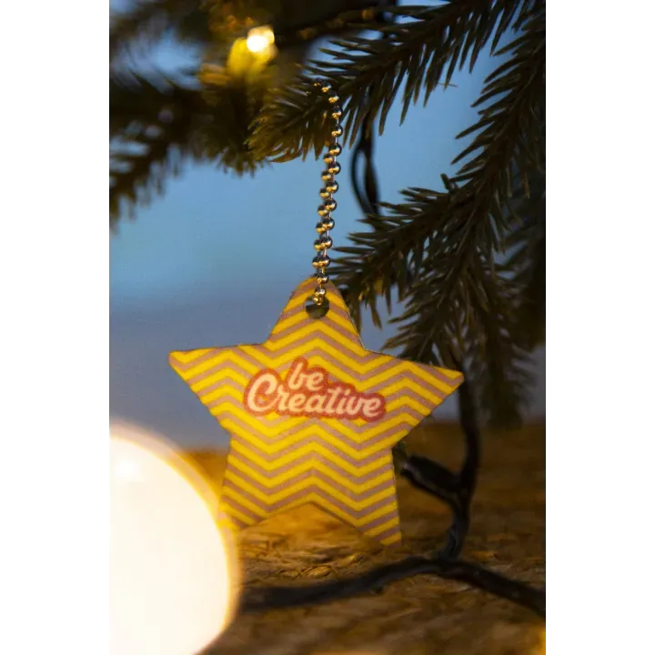 Custom Christmas keyring star - AP716924 (ANDA#A)